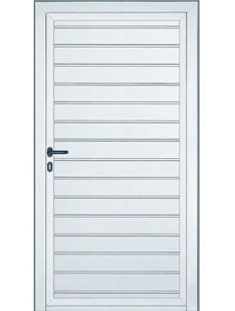 1-Flügel Nebentür mit Waagrechten Sicken